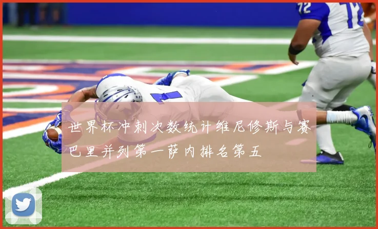 世界杯冲刺次数统计维尼修斯与赛巴里并列第一萨内排名第五