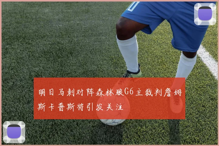 明日马刺对阵森林狼G6主裁判詹姆斯卡普斯将引发关注